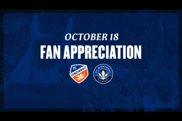 FC Cincinnati vs. CF Montreal Home Game