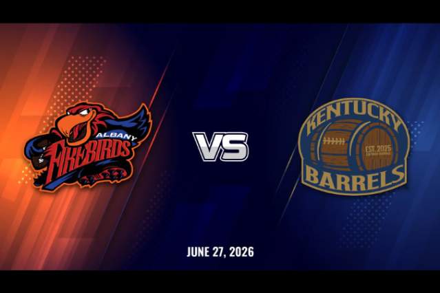 Kentucky Barrels vs. Albany Firebirds Home Game