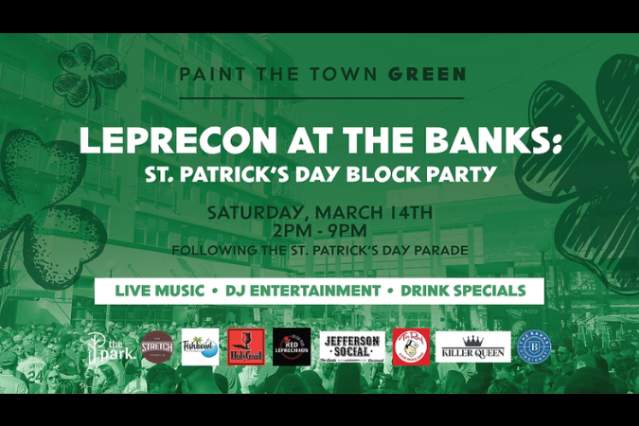 LepreCON: St. Patrick's Day Block Party at The Banks