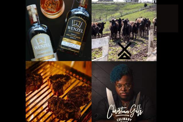 Live-Fire Bourbon Steak Dinner with Wenzel Distillery & Chef Christian Gill