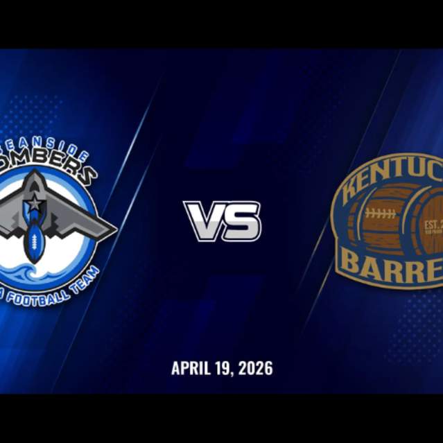 Kentucky Barrels vs. Oceanside Bombers Home Game