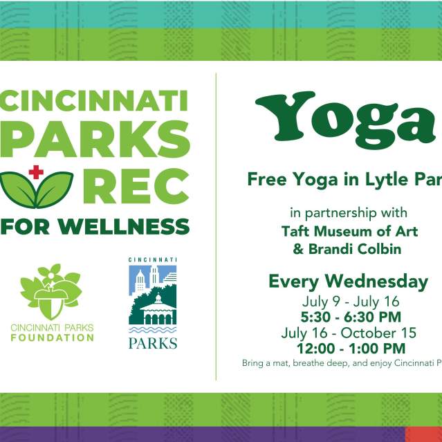 Cincinnati Parks + Rec for Wellness: Yoga at Lytle Park