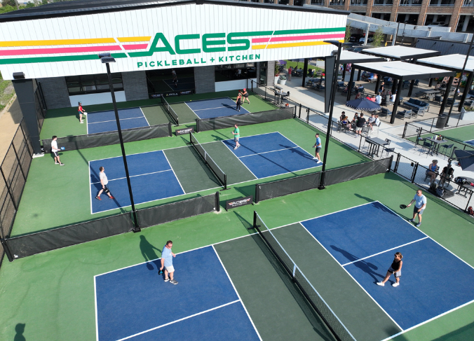 ACES Pickleball + Kitchen in Cincinnati, OH | Visit Cincy
