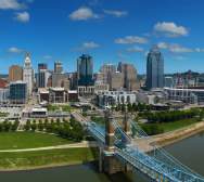 Cincinnati Riverfront and Skyline