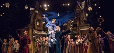 The cast of A Christmas Carol, 2016, Playhouse in the Park (photo: Mikki Schaffner)