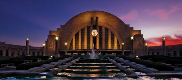 The Cincinnati Museum Center is a museum complex at the Cincinnati Union Terminal at Night