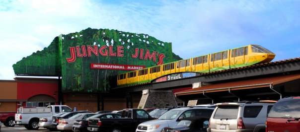 Monorail at Jungle Jim's in Eastgate (photo: Jungle Jim's)