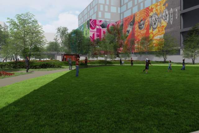 Elm Street Plaza Lawn