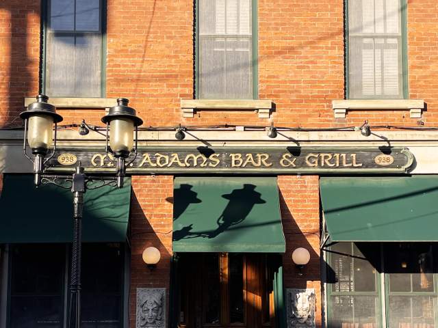 Exterior facade of Mt. Adams Bar & Grill in Mt. Adams