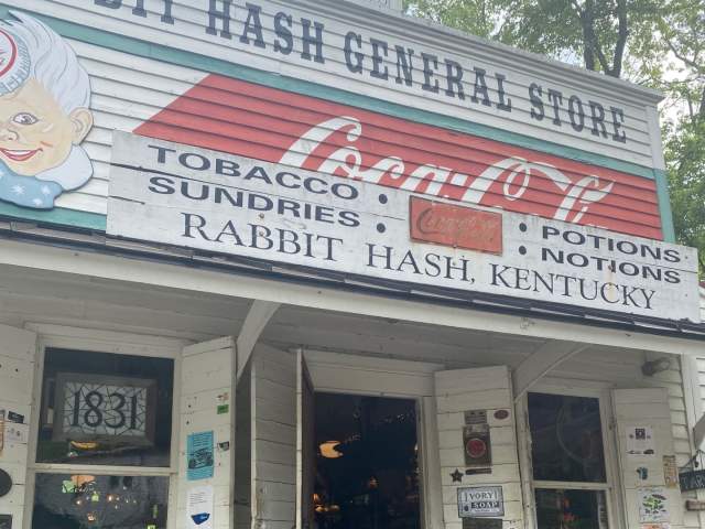 Exterior of the Rabbit Hash General Store Porch