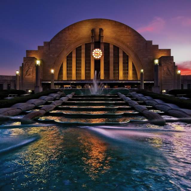 The Cincinnati Museum Center is a museum complex at the Cincinnati Union Terminal at Night