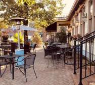 Outdoor patio seating at The Alreddy Cafe in Sharonville (photo: @thealreddycafe)