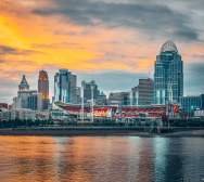 Cincinnati Skyline Sunset