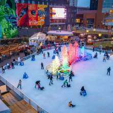 The new Elm Street Plaza UC Ice Rink