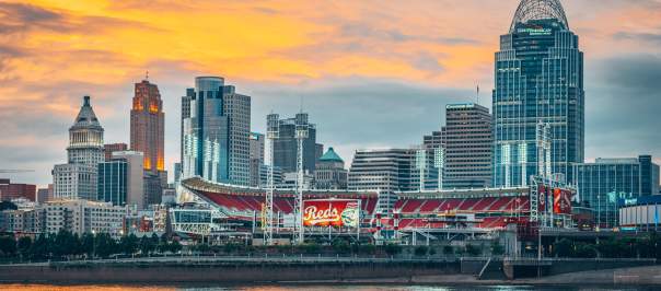 Cincinnati Skyline Sunset