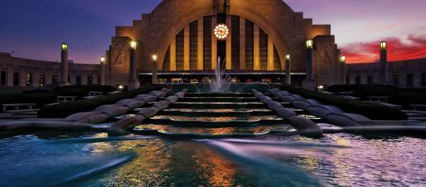 The Cincinnati Museum Center is a museum complex at the Cincinnati Union Terminal at Night