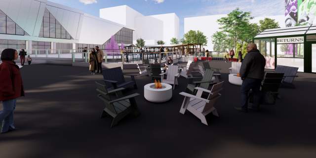 Elm Street Plaza Fire Pits