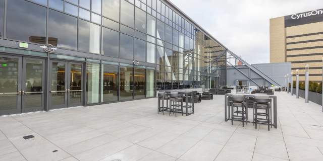 Outdoor Terrace at CCC