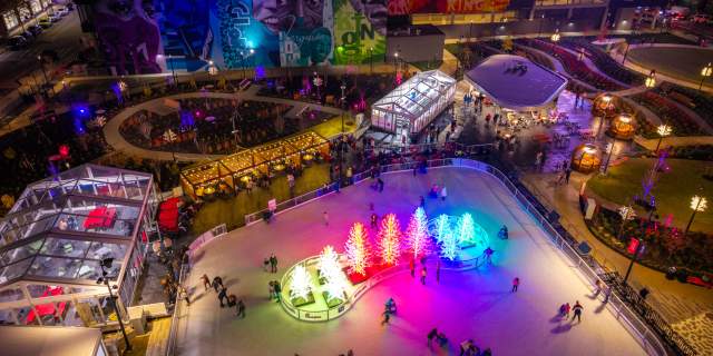 Elm Street Plaza Night