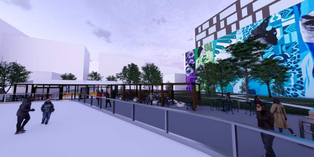 Elm St Plaza Ice Rink