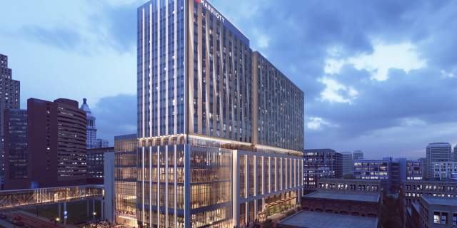 HQ Hotel Rendering at Night
