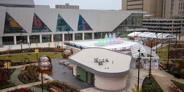 Elm Street Plaza Photo Winter