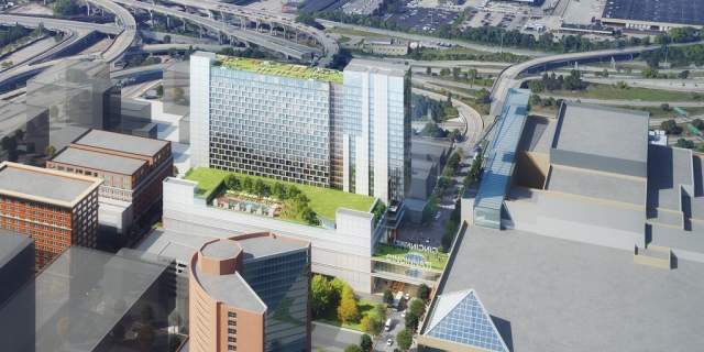 Headquarters Hotel Across from the Convention Center