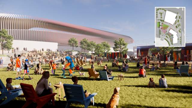 TQL Stadium District Rendering