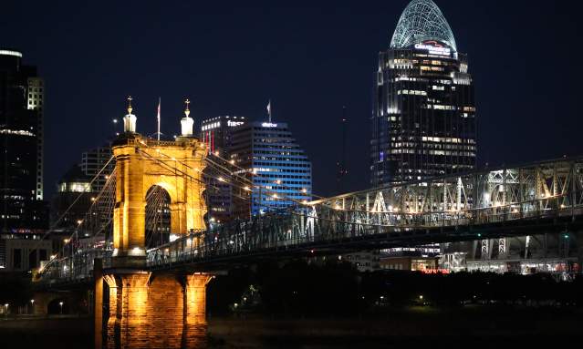 Cincy Skyline Night