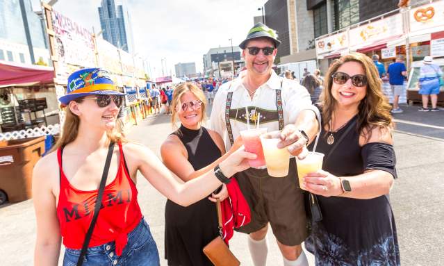 Oktoberfest celebration in Cincinnati, OH