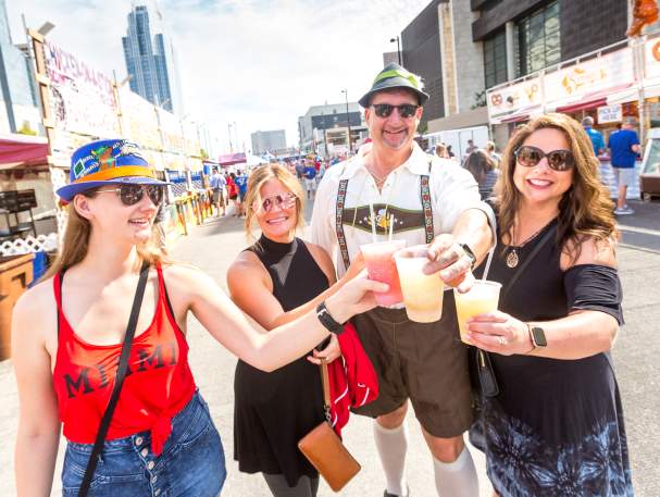 Oktoberfest celebration in Cincinnati, OH