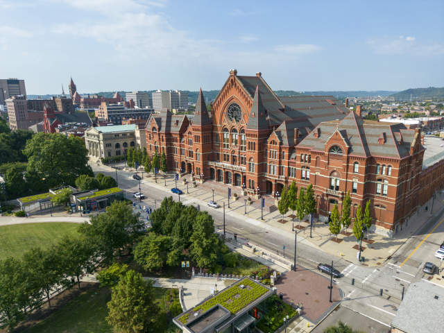 Cincinnati Music Hall on a sunny day