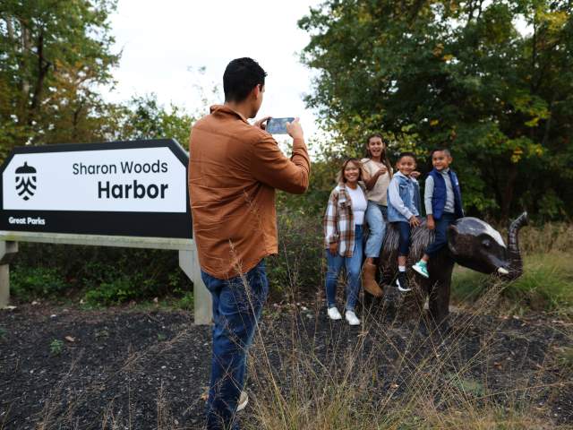 Sharon Woods is a 730-acre park.