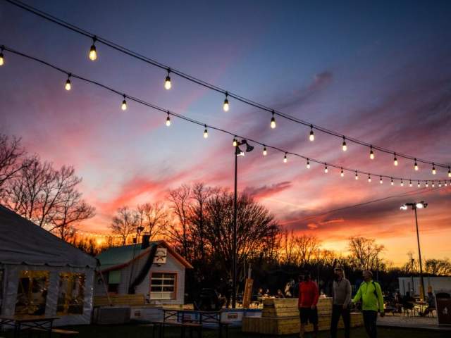 Fifty West Brewing outdoor dining