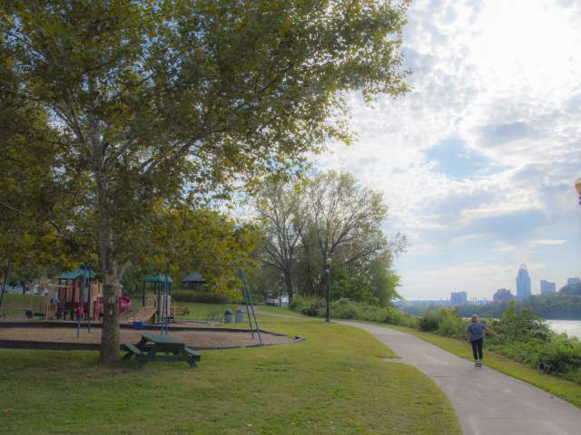 view from bellevue beach park