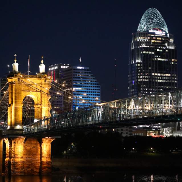 Cincy Skyline Night