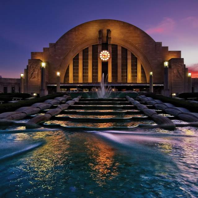 The Cincinnati Museum Center is a museum complex at the Cincinnati Union Terminal at Night