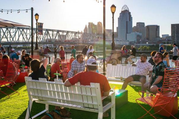 Bridgeview Box Park (photo: Newport on the Levee)
