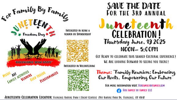 For Family by Family Juneteenth