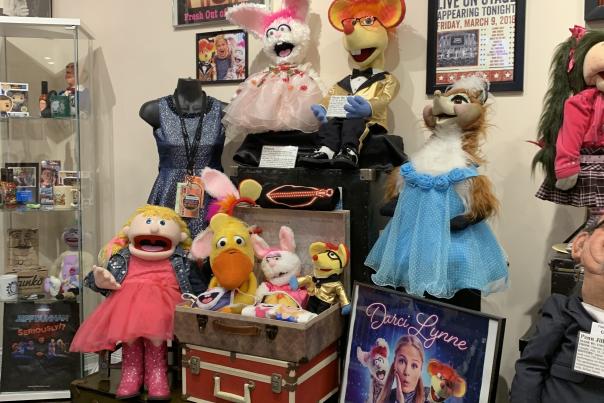 Image is of Darcy Lynne's dummies and photos.