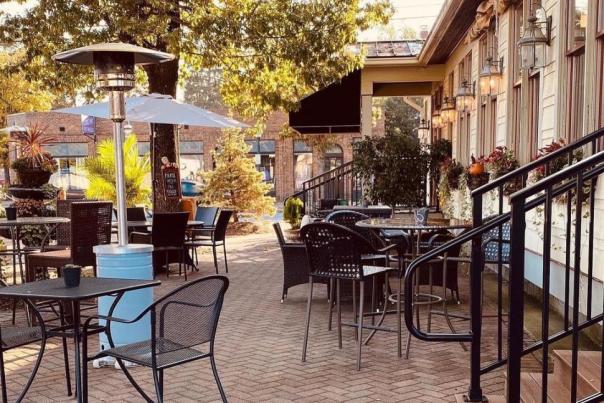 Outdoor patio seating at The Alreddy Cafe in Sharonville (photo: @thealreddycafe)