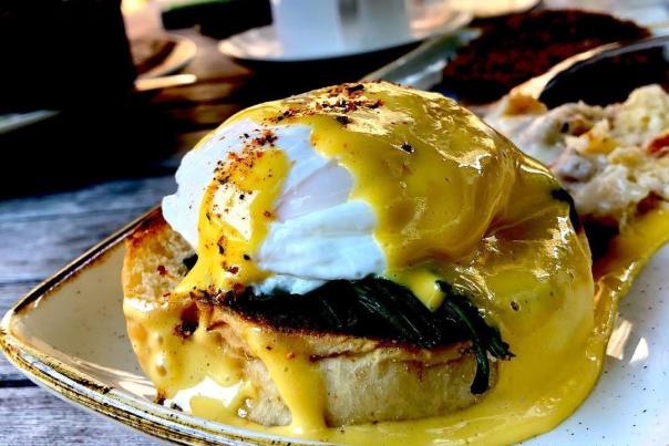Goetta Eggs Benedict