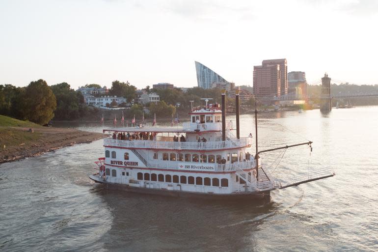 BB Riverboats on the Ohio River with the Northern Kentucky skyline in the background (photo: Alias Imaging) 