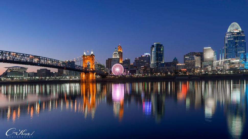 Cincinnati skyline (photo: @joe_qasim) Cincinnati skyline (photo: @joe_qasim)