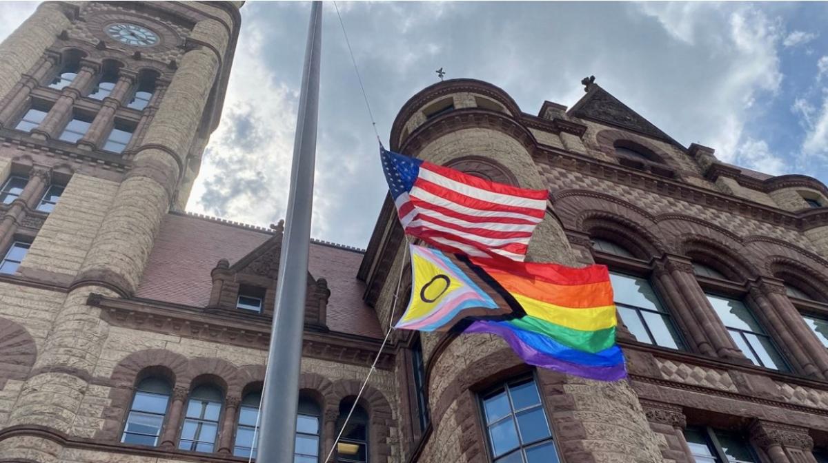 Pride Flag Raising