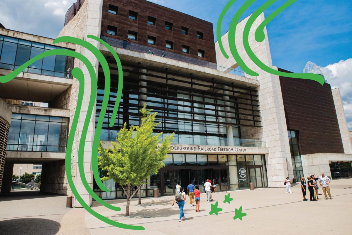 Exterior of the National Underground Railroad Freedom Center