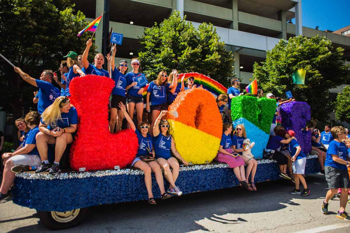 Cincinnati Pride Parade float