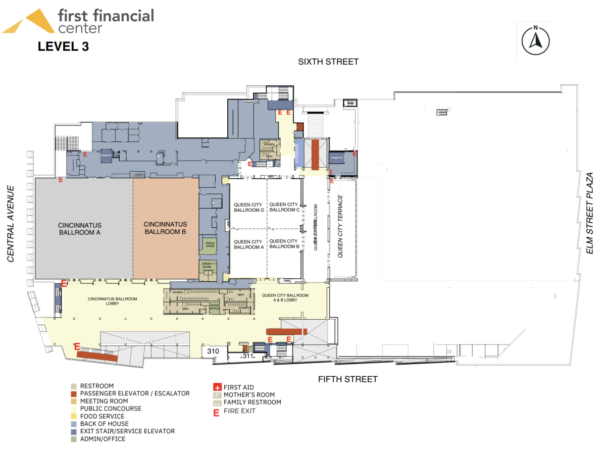 Level 3 First Financial Convention Center