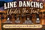 Line Dancing Under the Tent at Greenbrier Farms