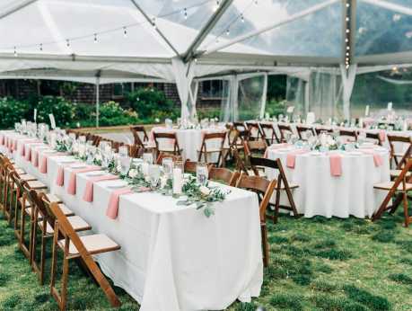 Curated Events - Reception Under Tent